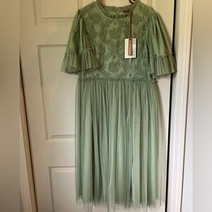 JessaKae 1X Juliette Dress in Sage. NWT.